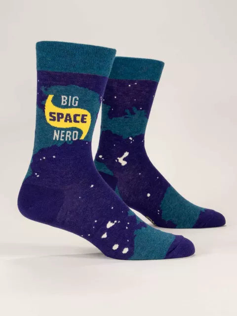 Big Space Nerd Men's Crew Socks