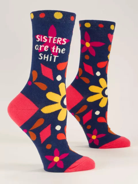 Sisters Are The Shit Women's Crew Socks