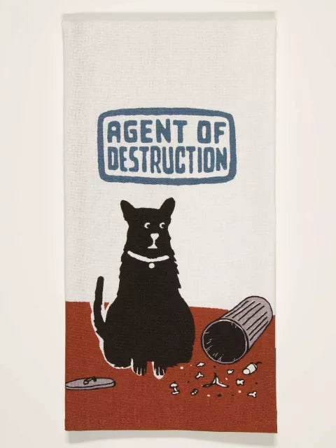 Agent Of Destruction DishTowel