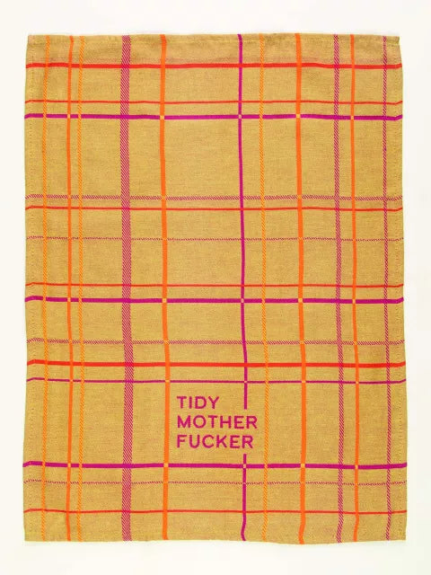 Tidy Motherfucker Woven Dish Towel