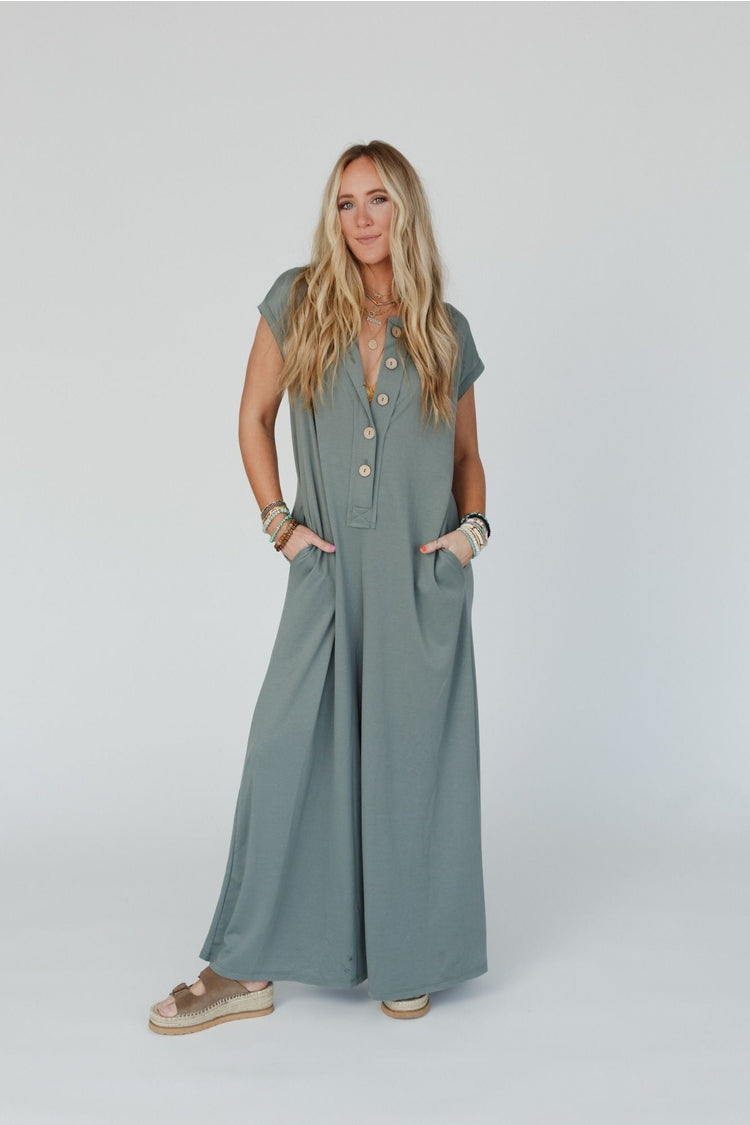 Davina Wide Leg Jumpsuit