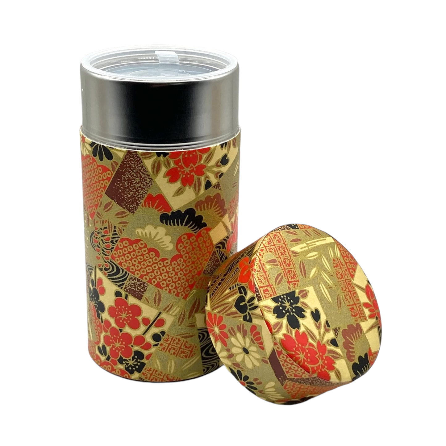 Ogone Golden Painting 7oz Tea Canister