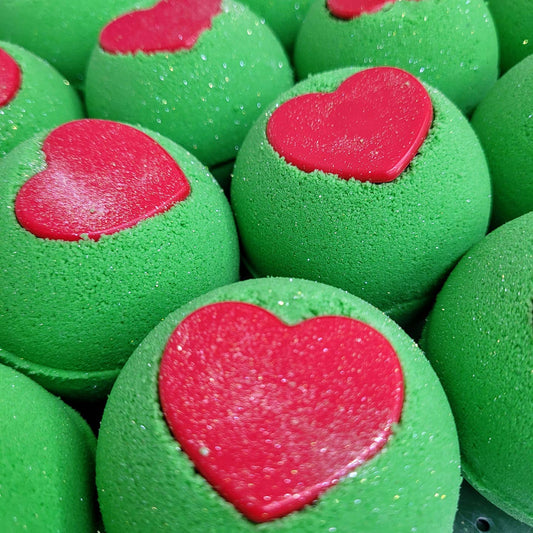 Grinchy Green Apple Bath Bomb