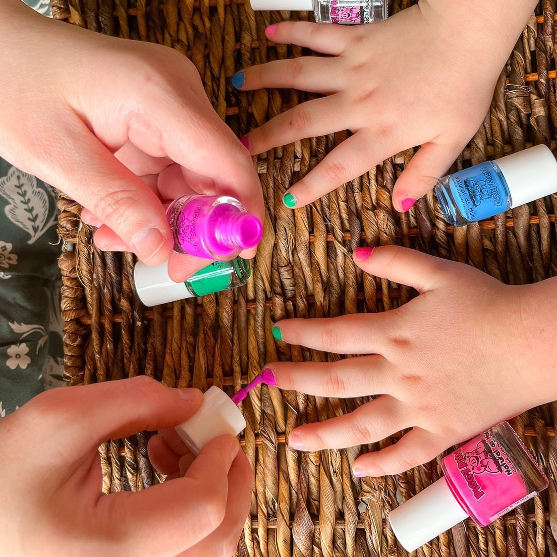 Piggy Paint Heart Nail Art