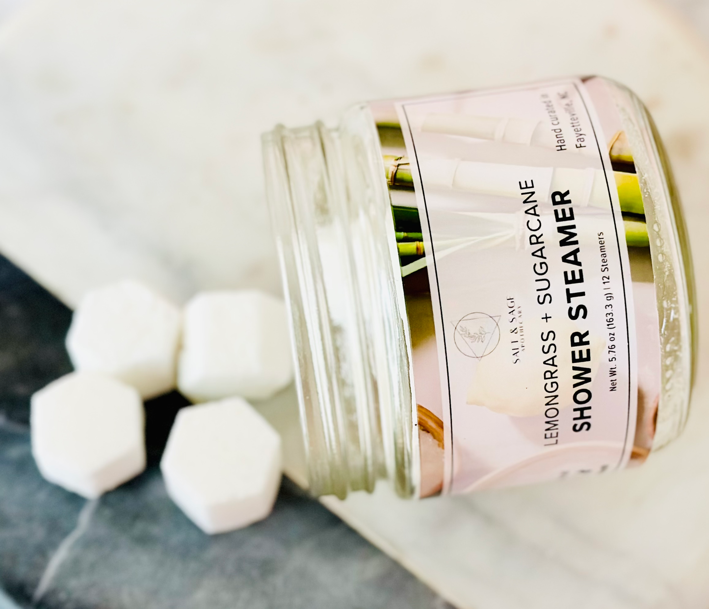 Lemongrass & Sugarcane Mini Shower Steamers