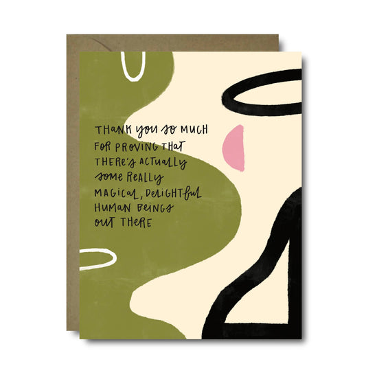 Magical Delightful Human Beings Love Greeting Card