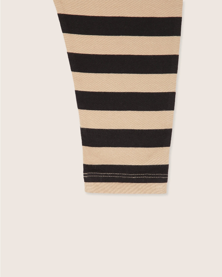 Wide Stripe Jersey Dungarees