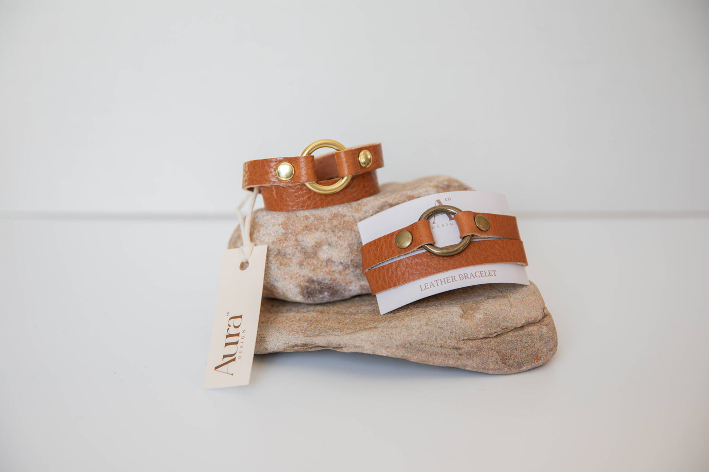 Leather Bracelet - O-Ring Wrap