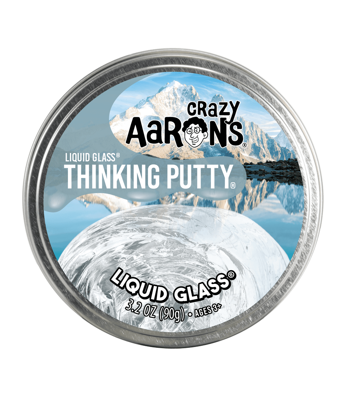 Liquid Glass 4" Thinking Putty