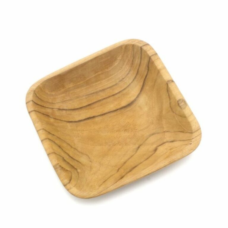 Teak Root Square Plate