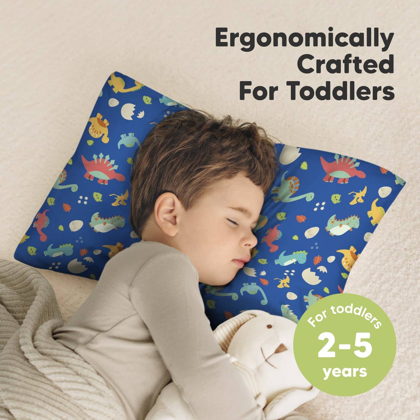 13X18 Toddler Pillow With Pillowcase