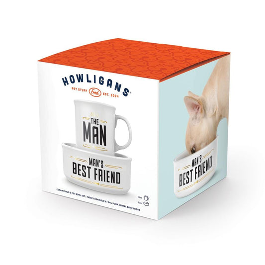 Man's Best Friend Mug and Dog Bowl Set