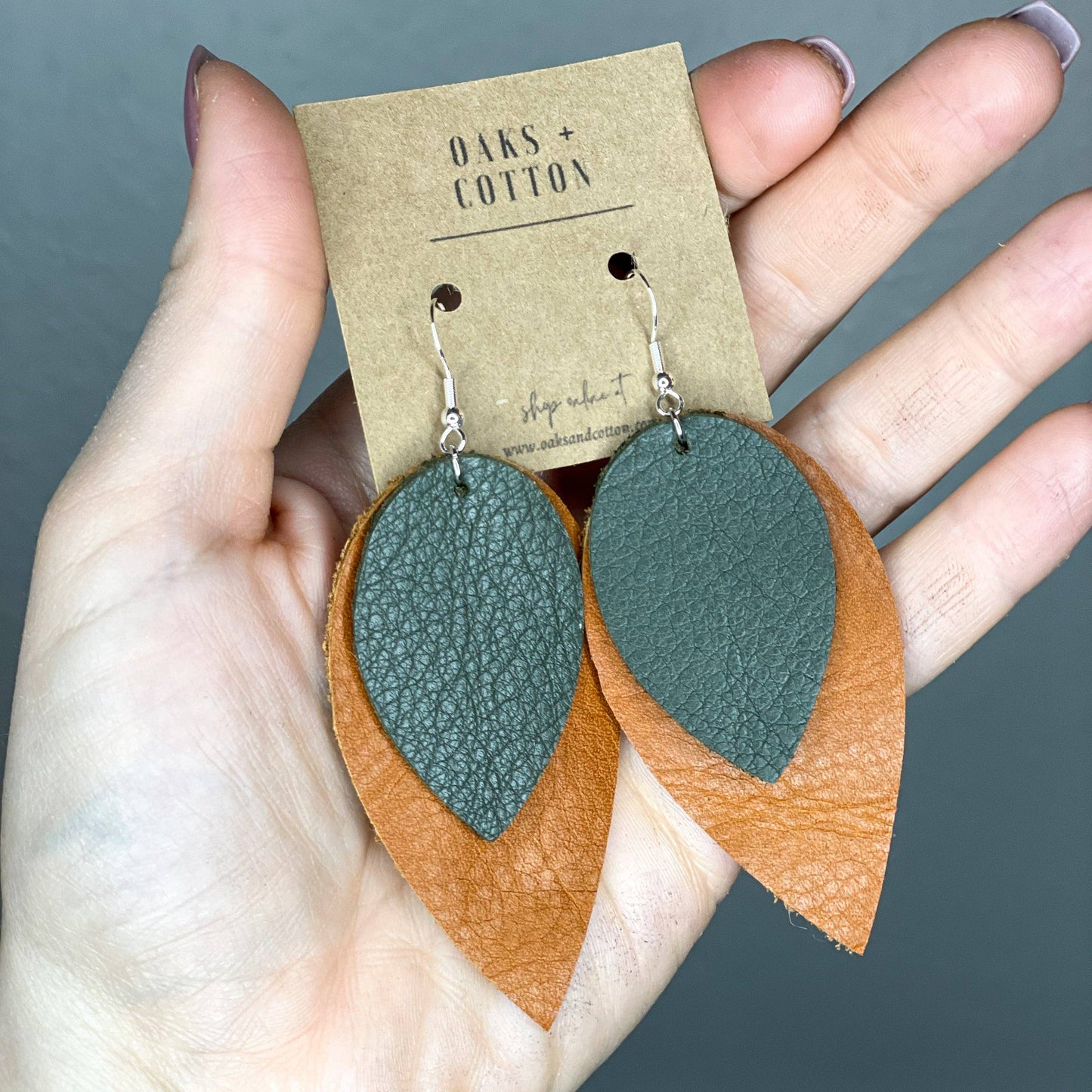 Double Teardrop Earrings