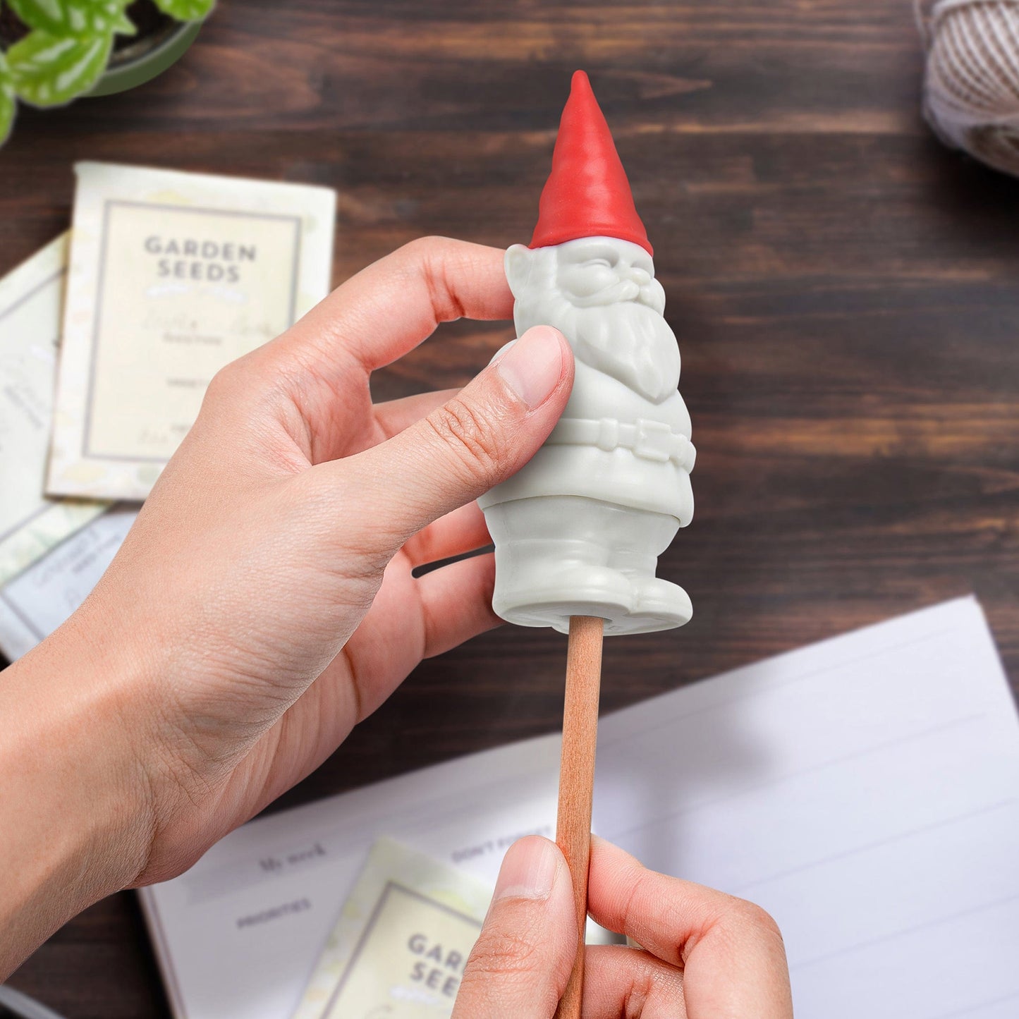 Desk Gnome Sharpener And Eraser Set