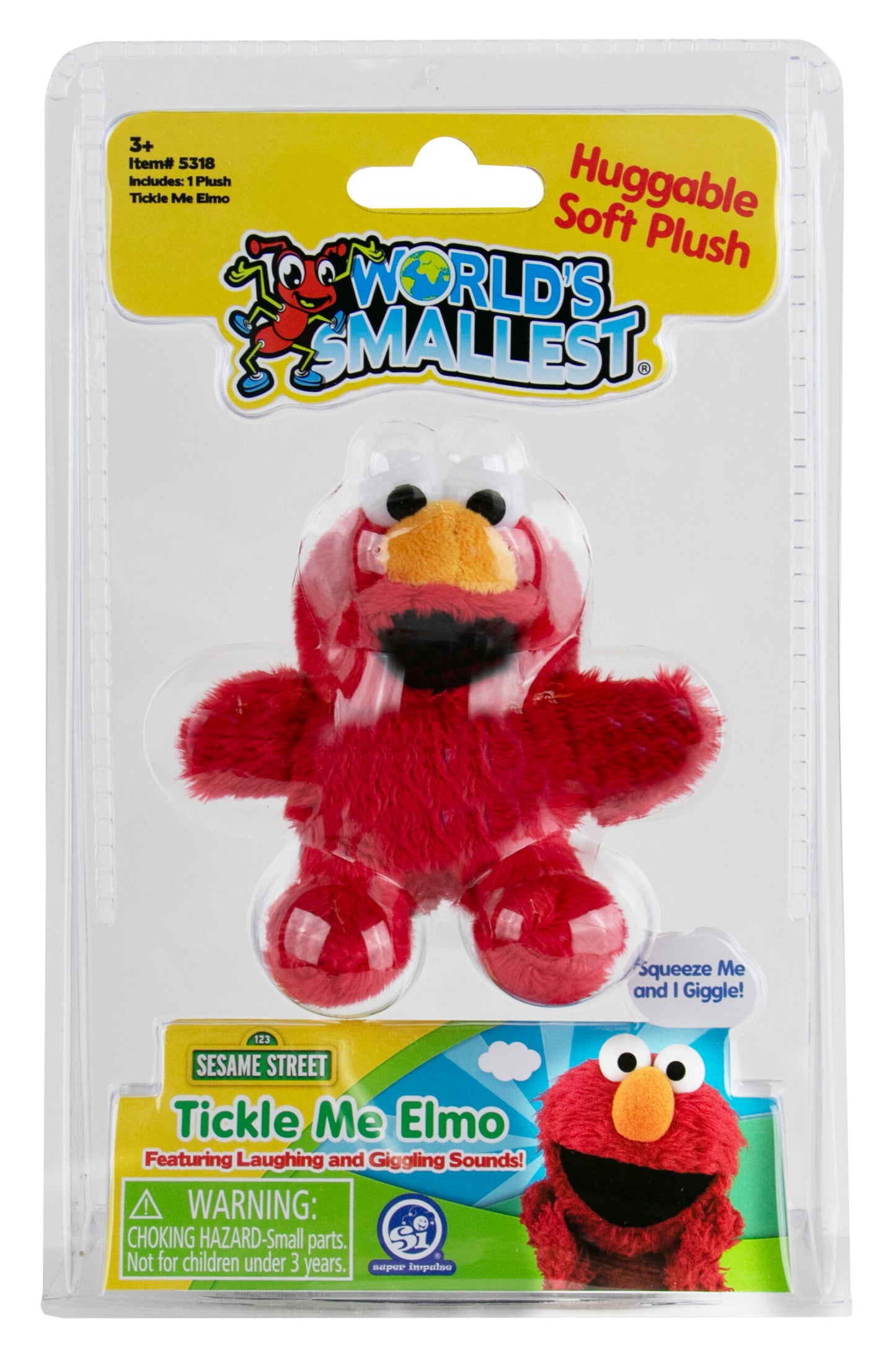 World's Smallest Tickle Me Elmo Plush