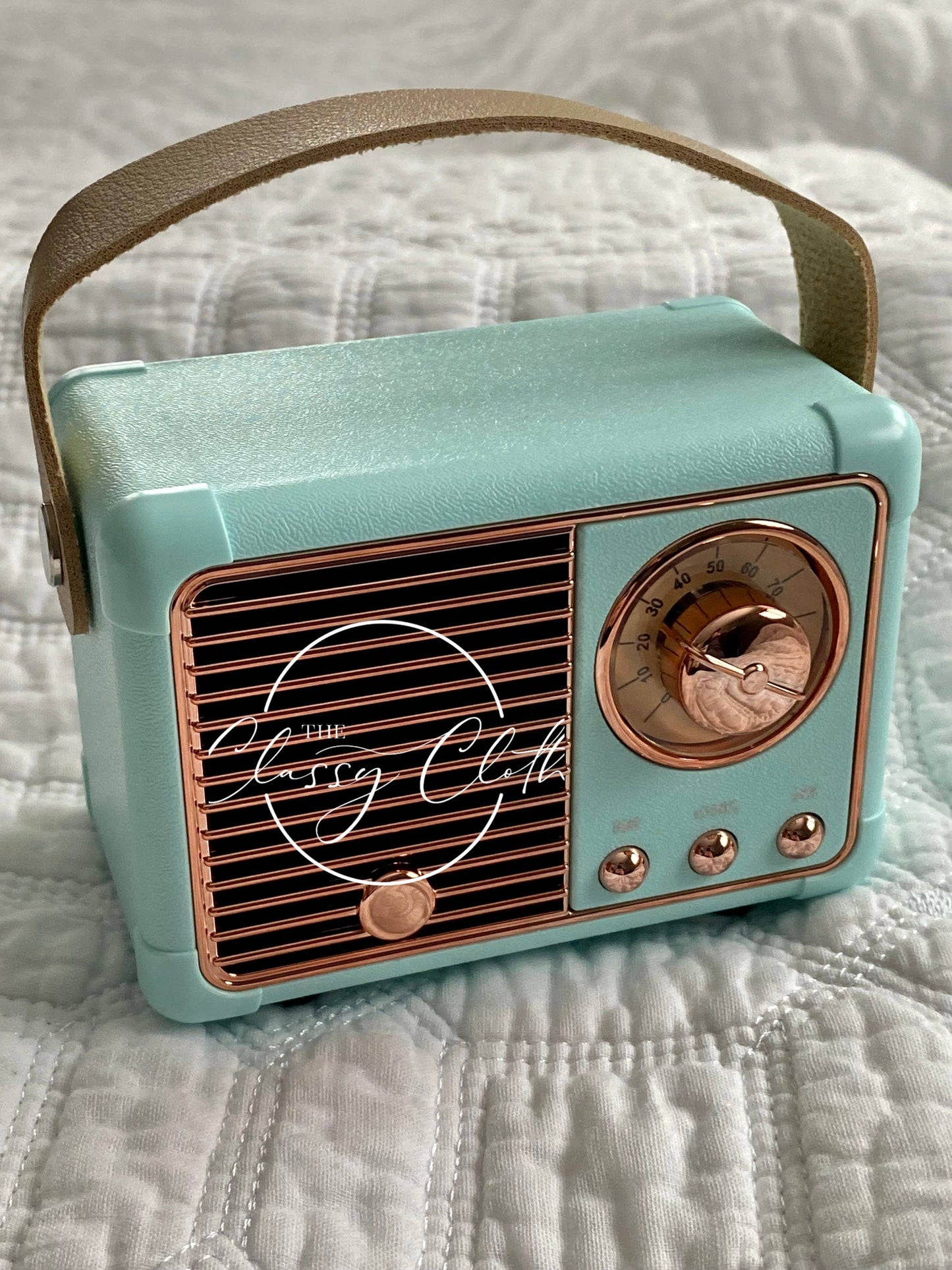 Retro Radio Wireless Speaker - Mint