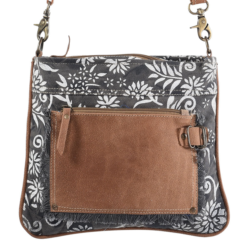 Crossbody Bag With Leather Phone Pocket