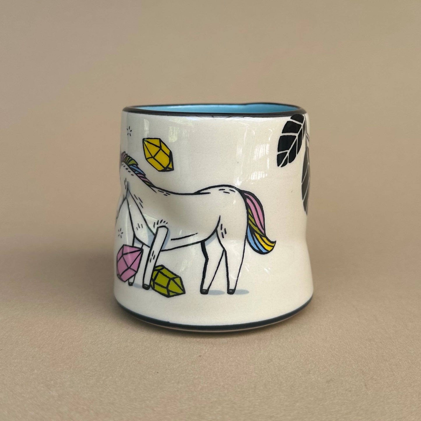 Lucky Unicorn Cup - Medium Ceramic Mug