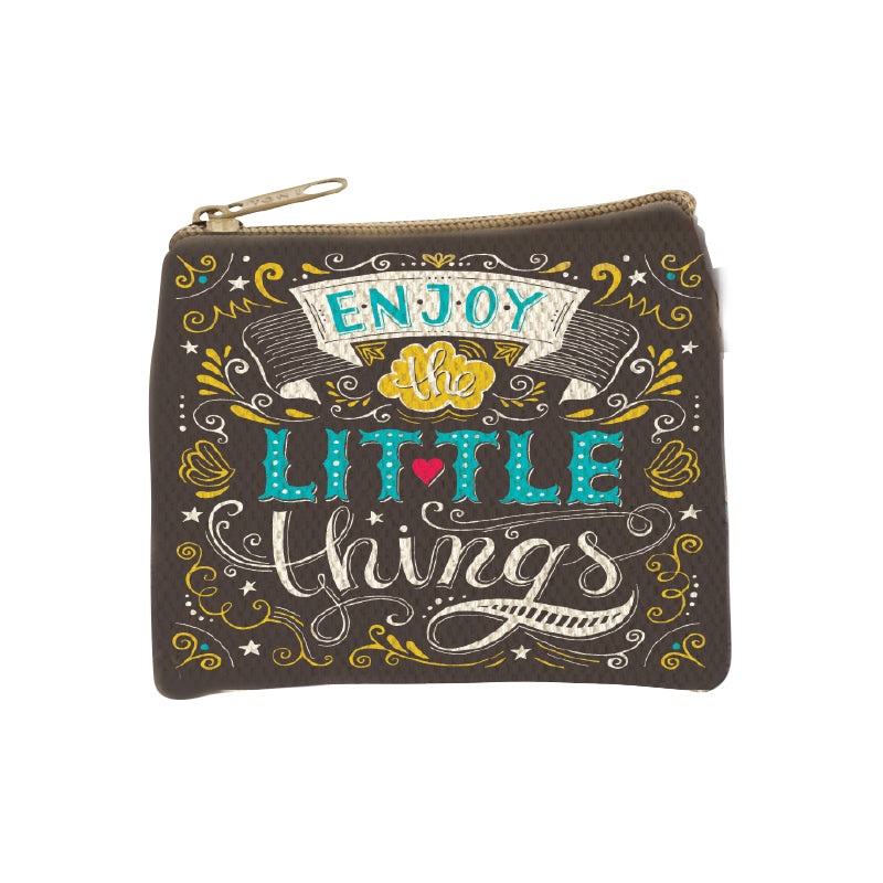 Enjoy The Little Things Coin Purse