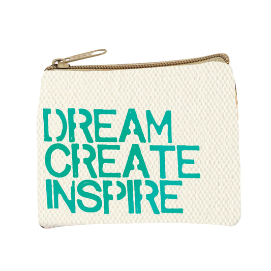 Dream Create Inspire Coin Purse