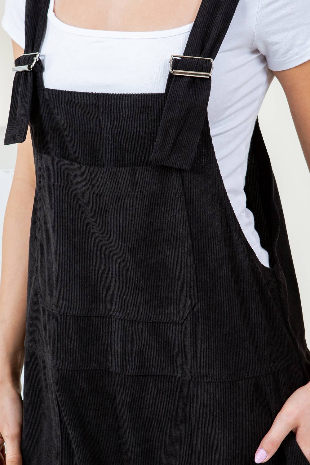 Black Corduroy Overall