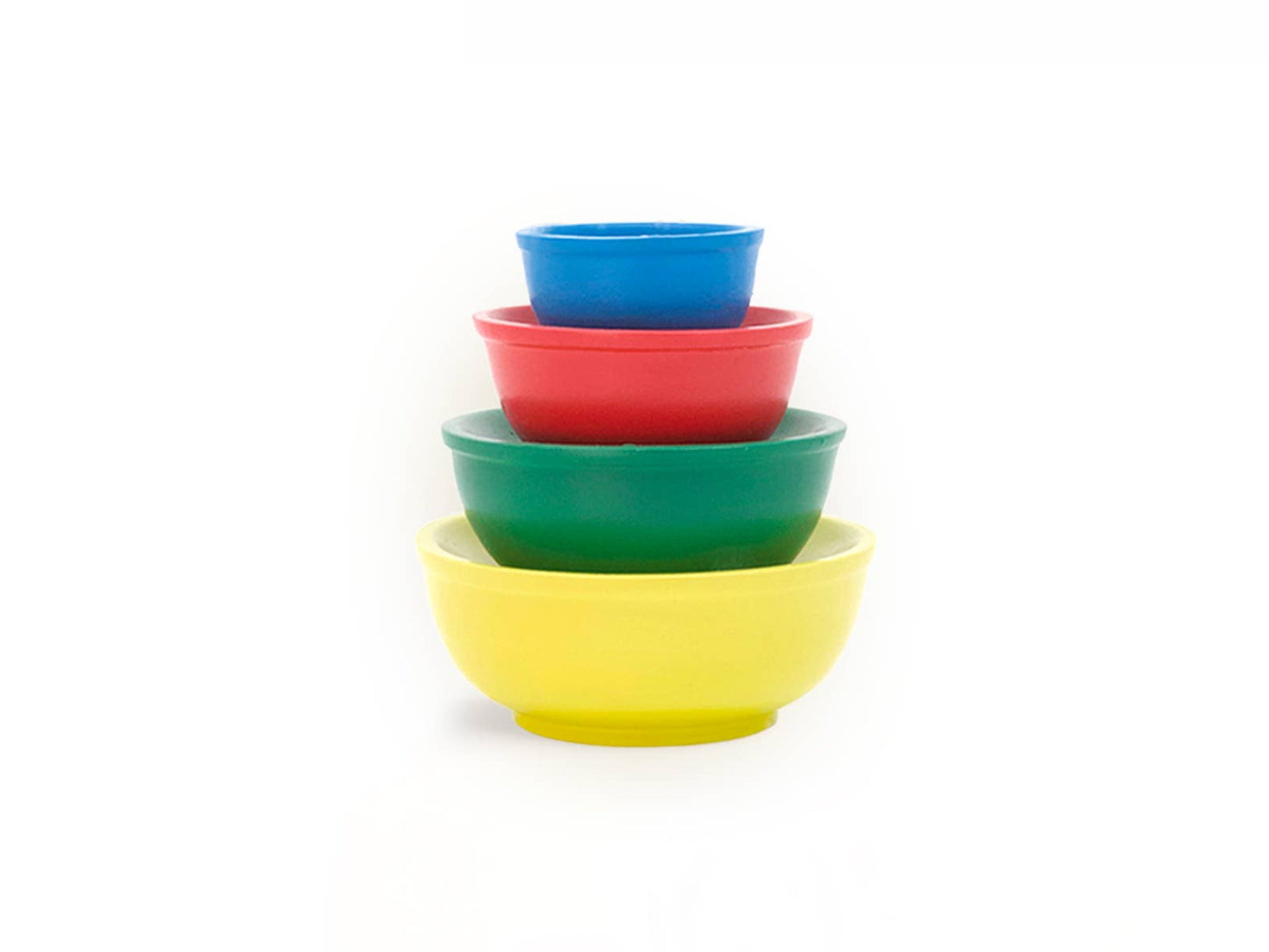 Mini Pyrex-Inspired Mixing Bowls – Retro Stackable Set
