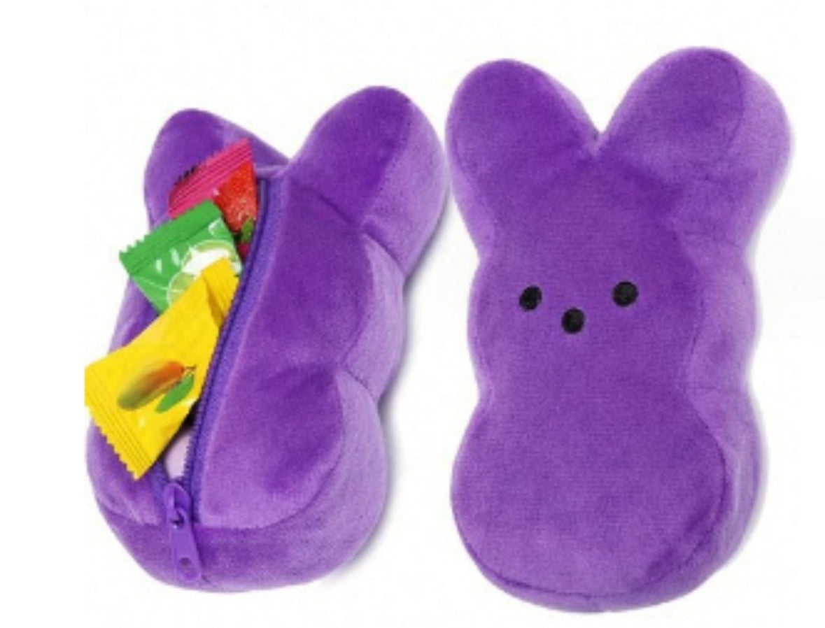 Peep Bunny Shaped Zipper Pouch