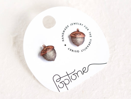 Acorn Stud Earrings