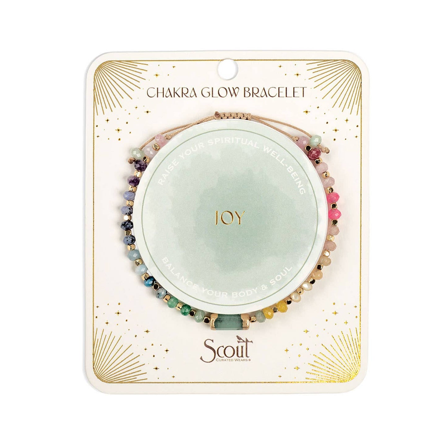 Chakra Glow Bracelet - Joy/Heart/Gold