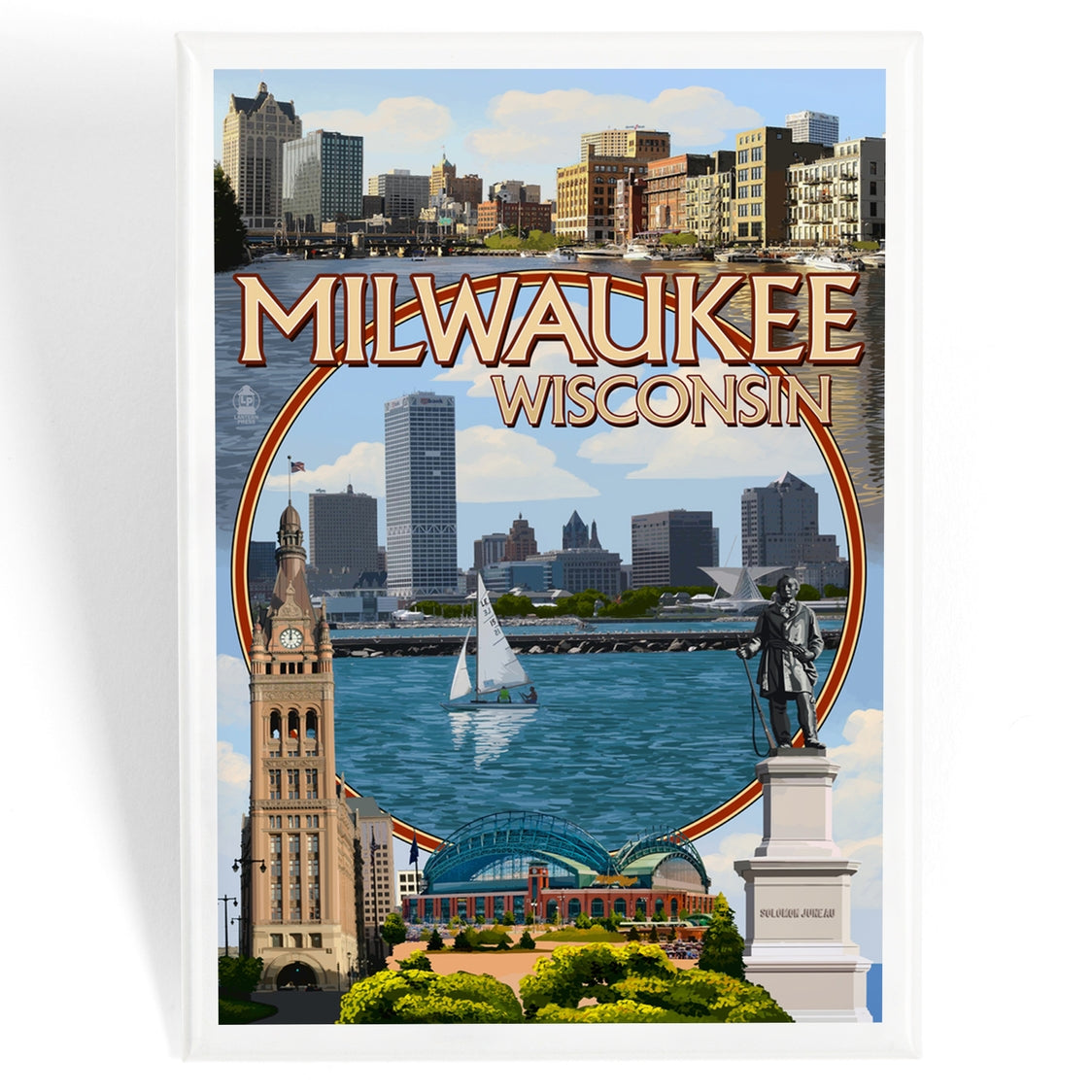 Milwaukee Montage Scenes Magnet