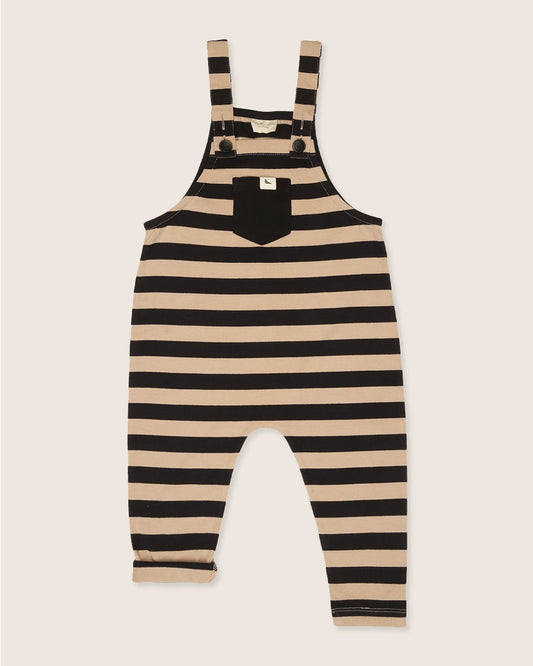 Wide Stripe Jersey Dungarees