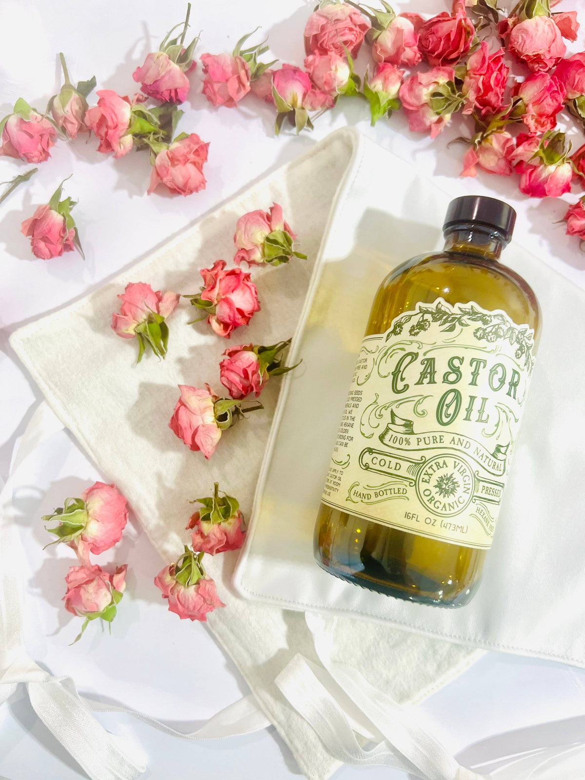 Organic Cold Pressed Hexane Free Castor Oil