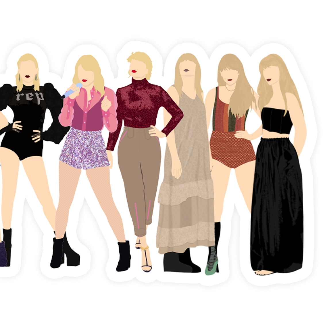 Taylor Swift Eras w/ Ttpd Sticker