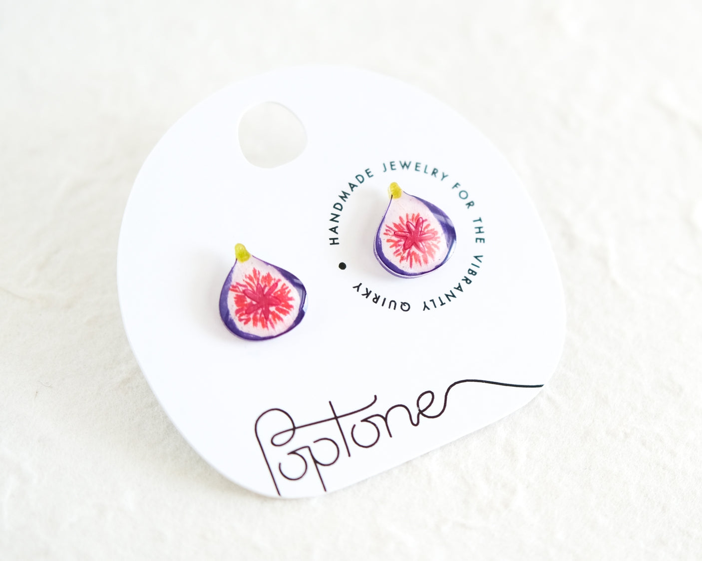 Fig Fruit Earrings