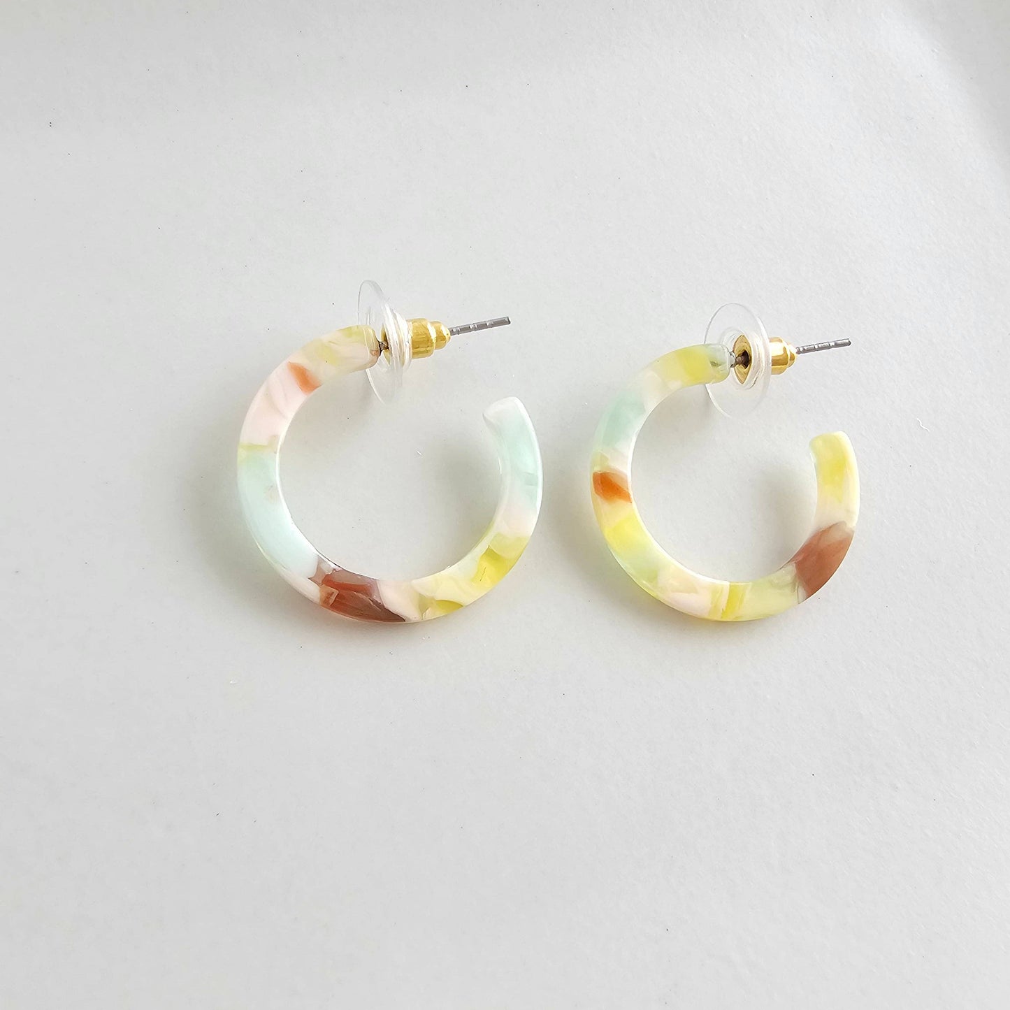Cam Mini Hoops - Citron Zest