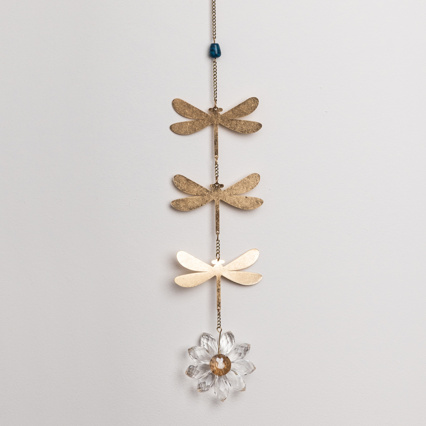 Suncatcher - Dragonfly/Blue Apatite