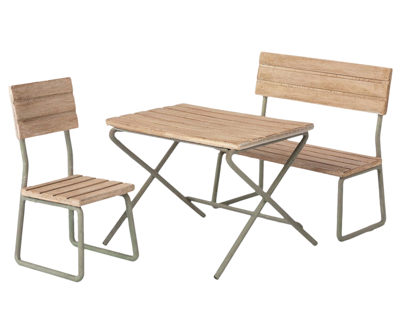 Garden Set Table w/Chair and Bench 11-1113-00