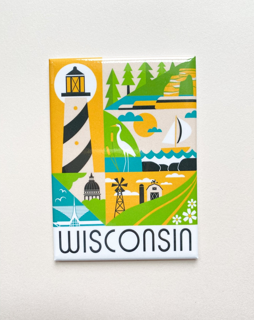 Wi Scenes Souvenir Magnet