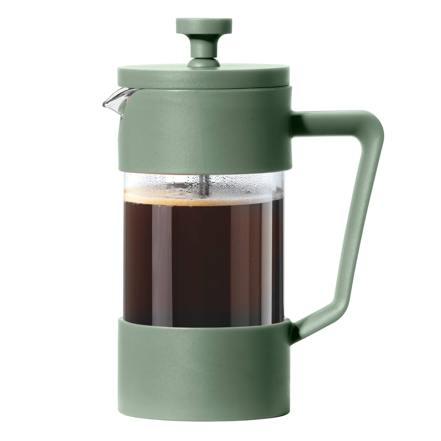 French Press 3 Cup Coffee Maker (350 ml, 12 oz) Green