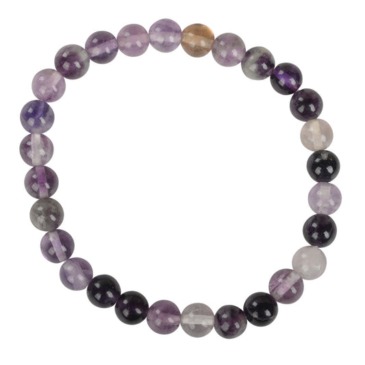 6mm Fluorite Stretch Bracelet