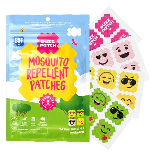 NATPAT BuzzPatch: Mosquito Patches, Natural Insect Repellent