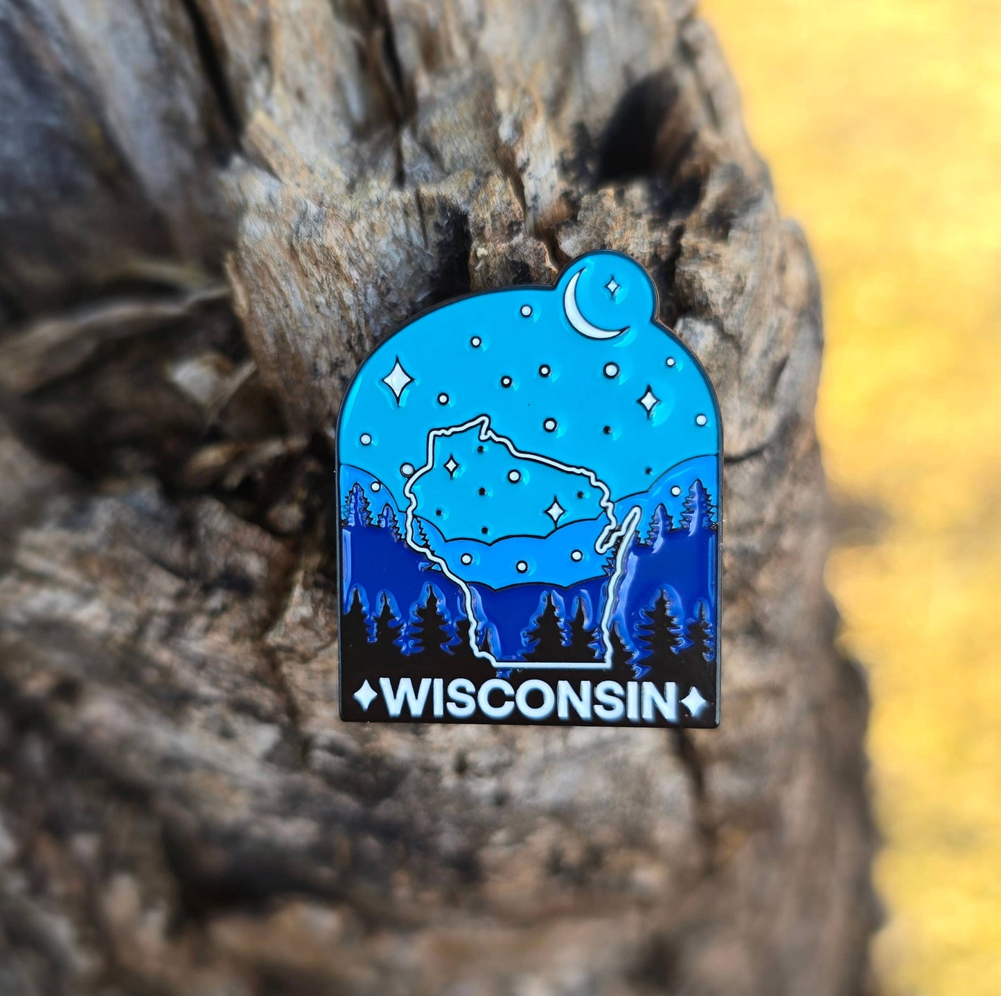 Wisconsin enamel pin