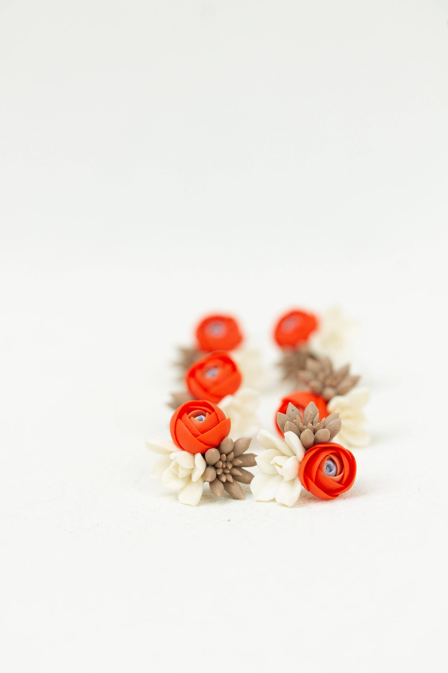 Handcrafted Succulent Jewelry – Comfortable Stud Earrings
