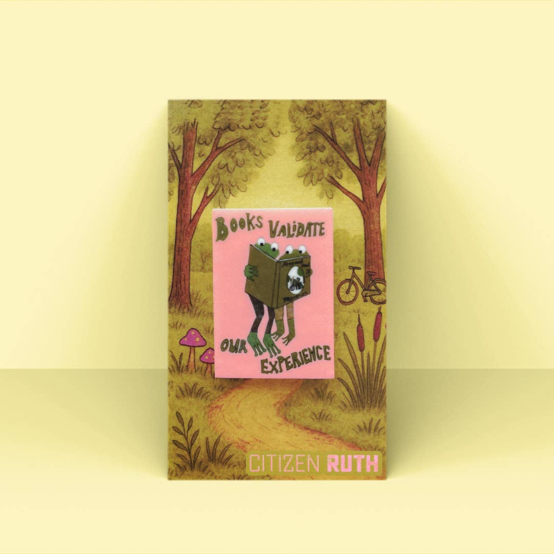 Frog and Toad Acrylic Pin