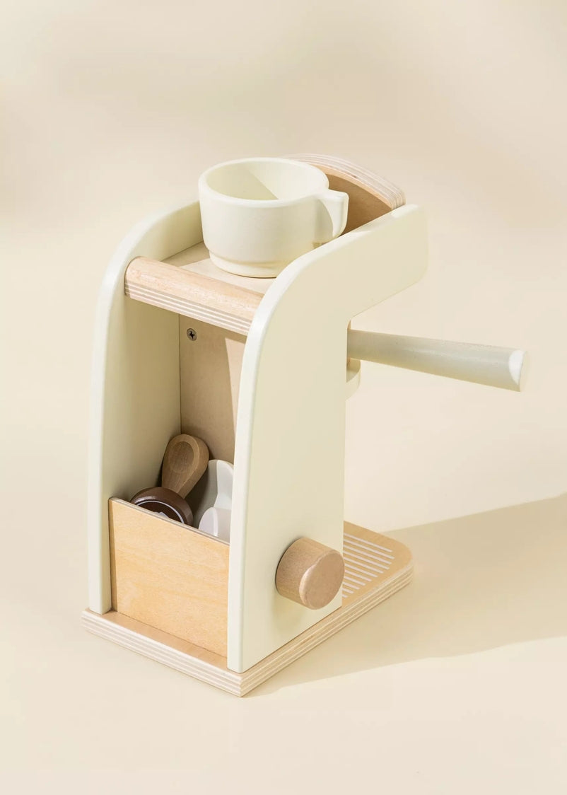 Wooden Coffee Maker Set - Seafoam