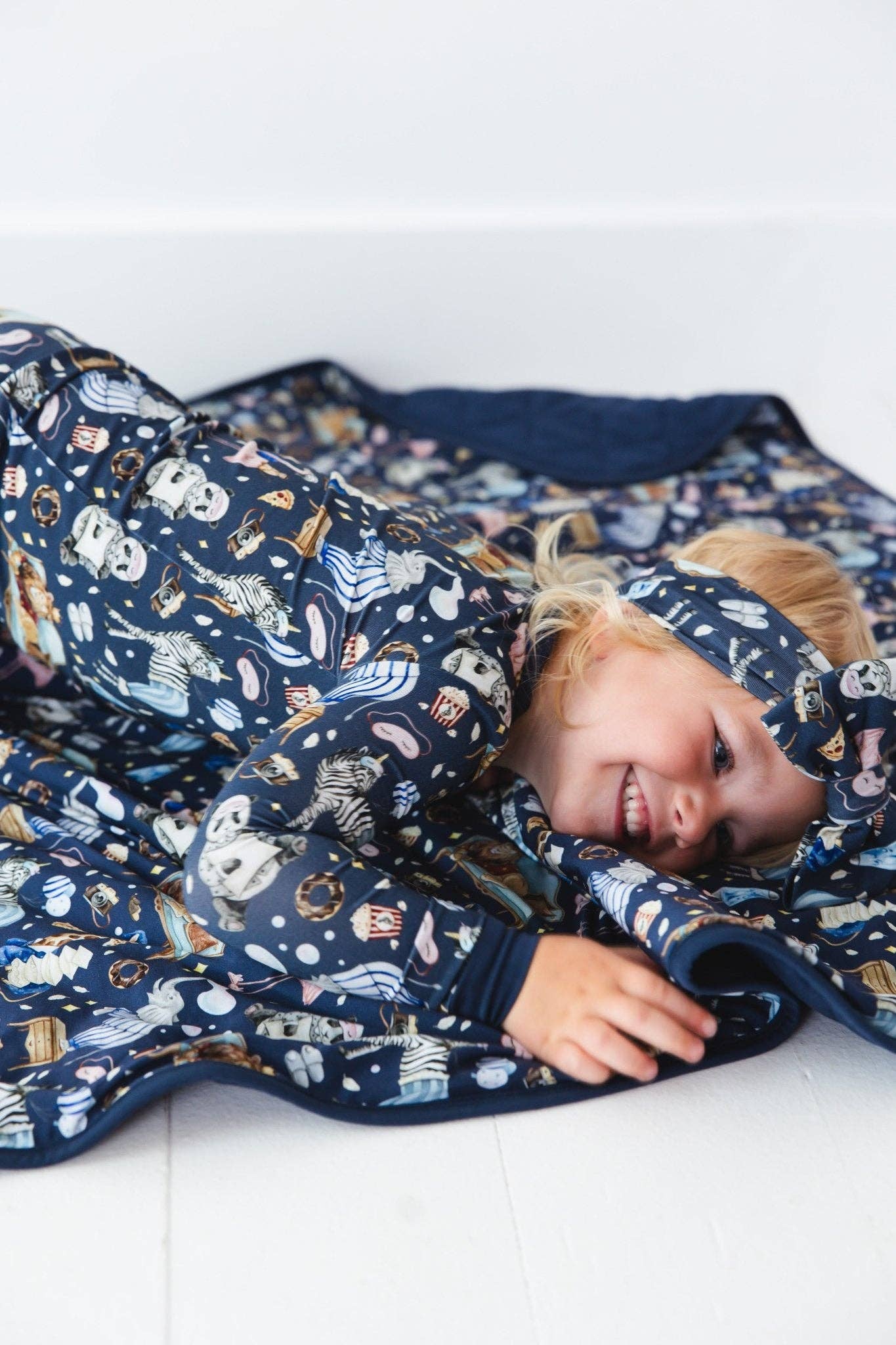 Up Zoo Late Toddler Quilted Blanket