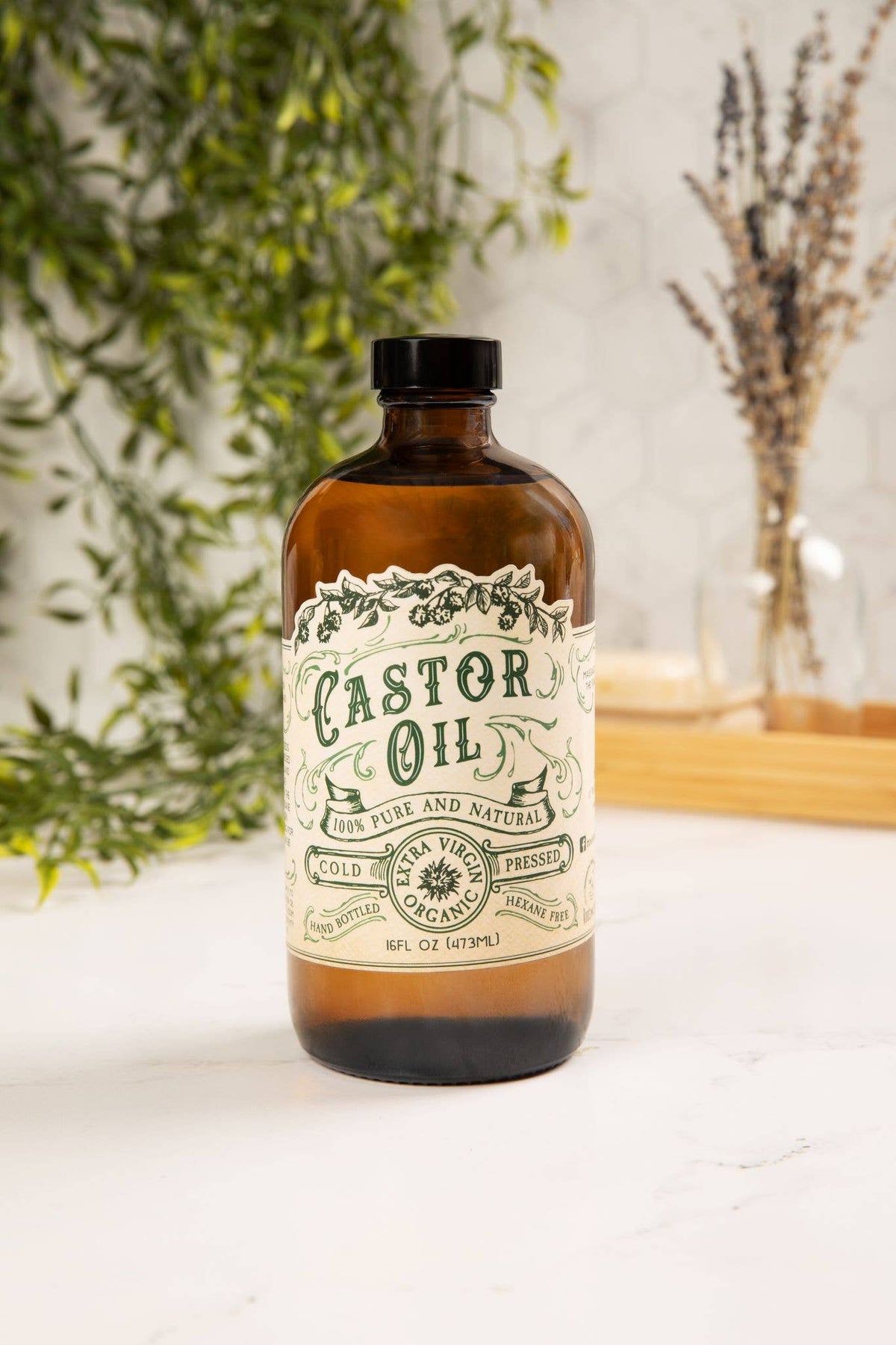 Organic Cold Pressed Hexane Free Castor Oil