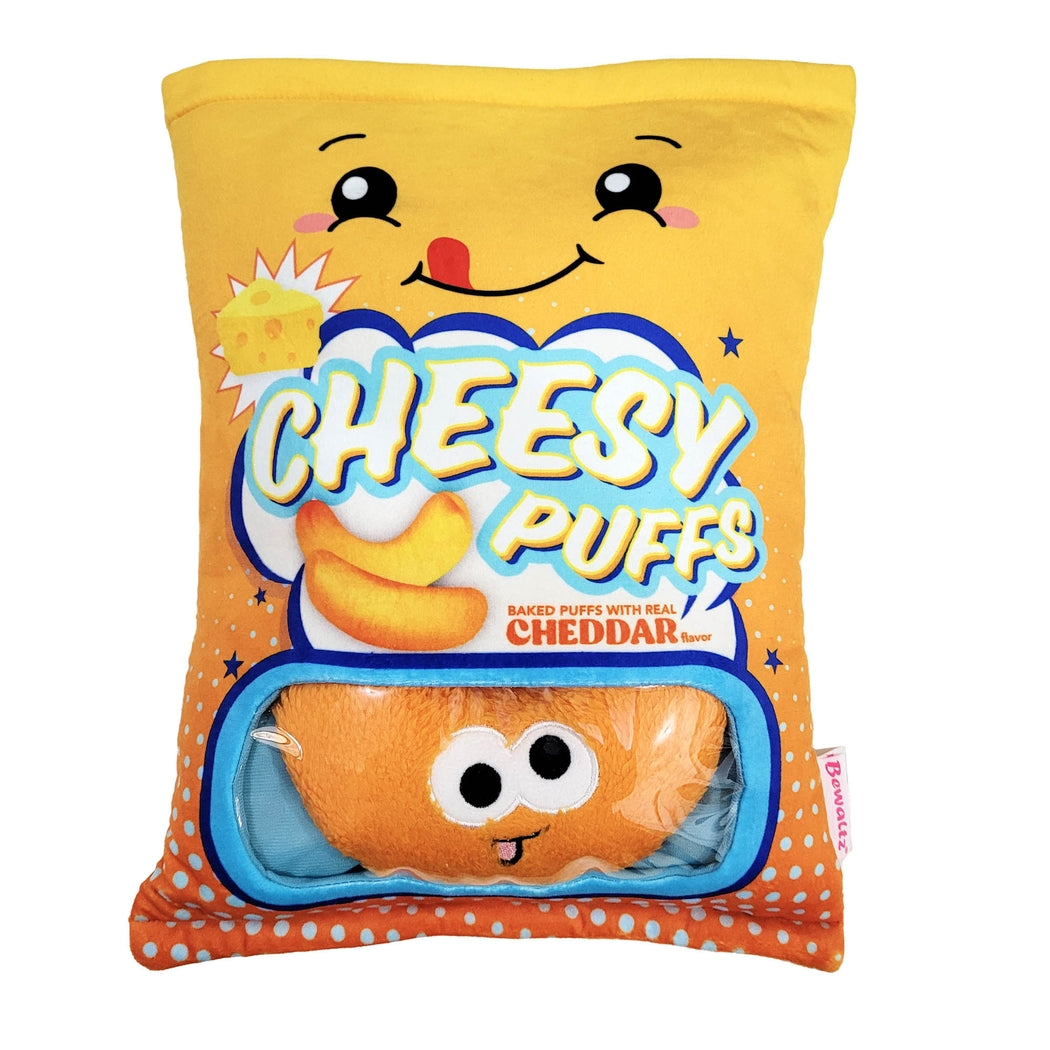 Cheesy Puffs Small Plushie in a Plushie!