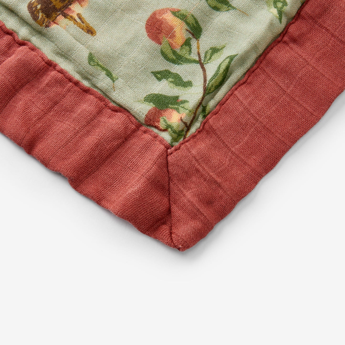 Apple Big Lovey Three-Layer Muslin Blanket