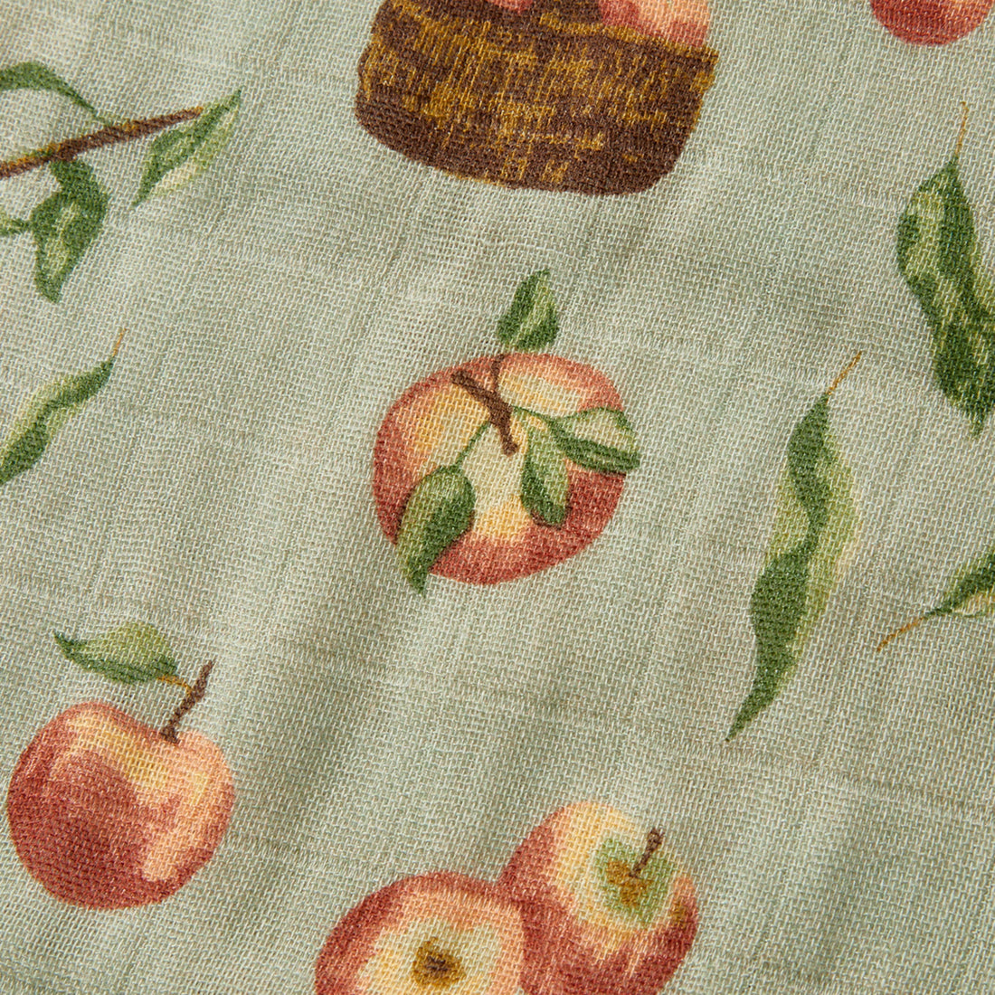 Apple Big Lovey Three-Layer Muslin Blanket